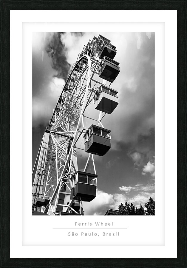 Ferris Wheel Picture Frame print