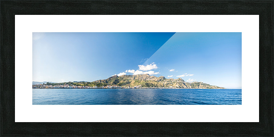 Giardini Naxos Bay Picture Frame print