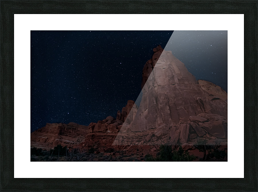 Night time in Arches Picture Frame print