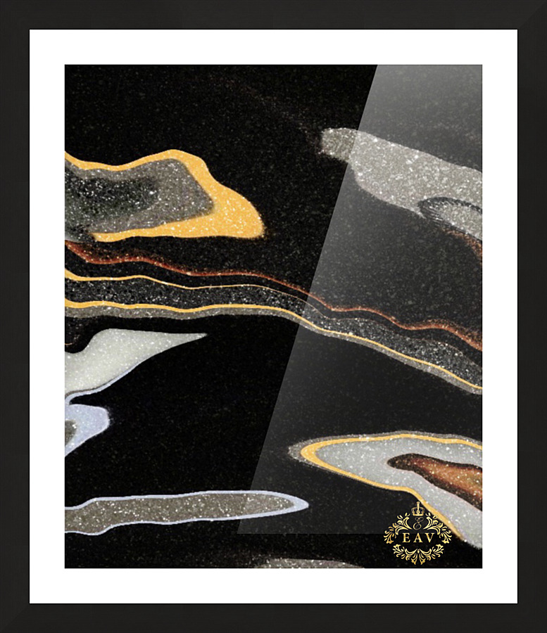 Volcanic Crystal  Picture Frame print