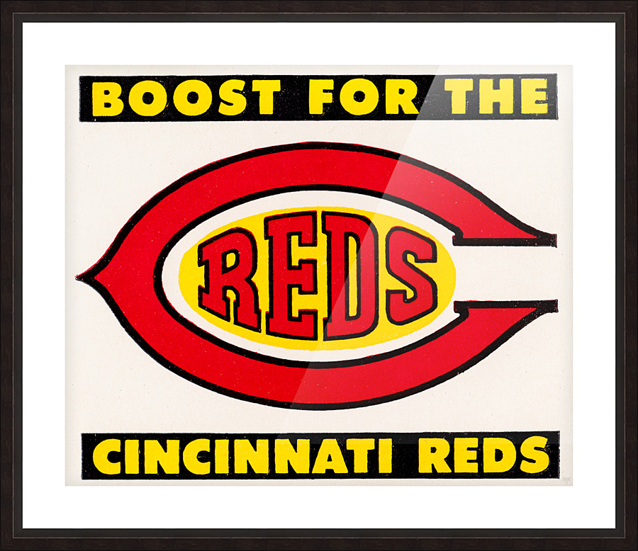 Boost for the Cincinnati Reds Picture Frame print