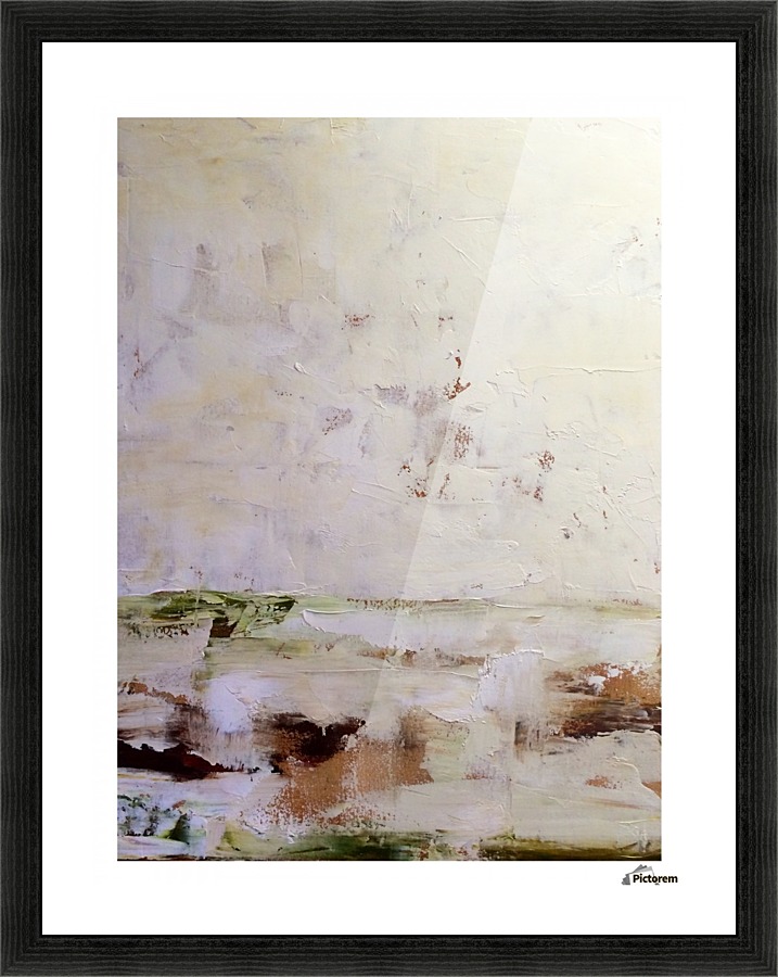 White Texture Picture Frame print