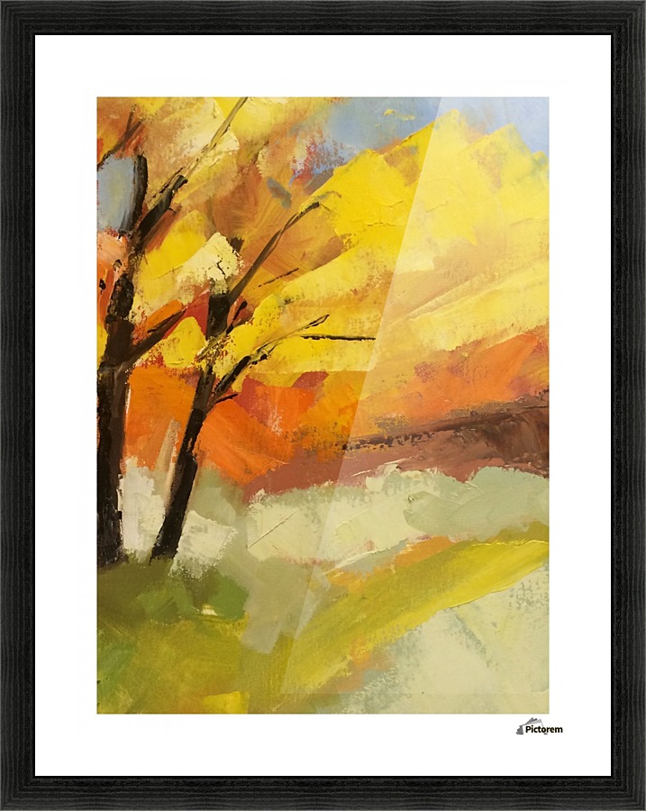 Leaves Picture Frame print