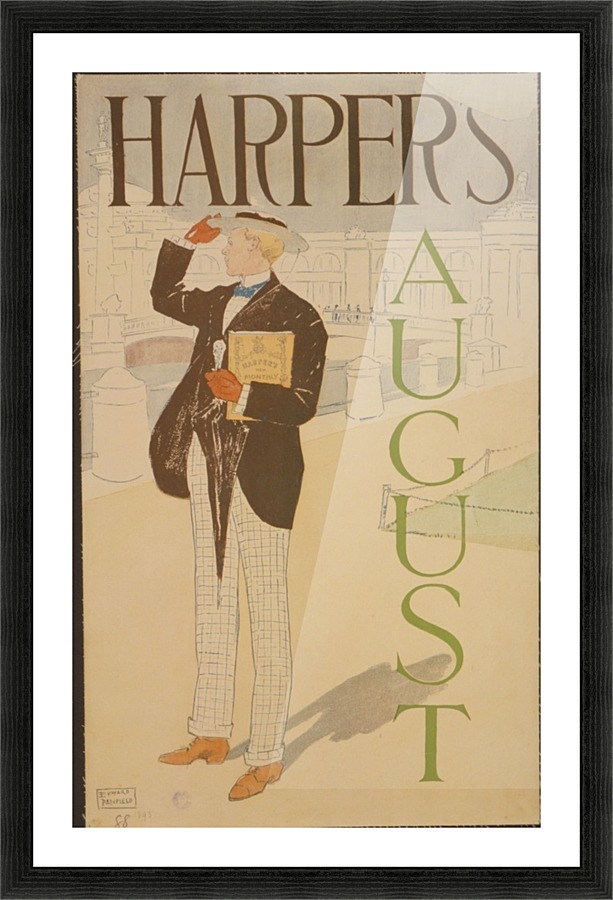 Harpers August 2 Picture Frame print