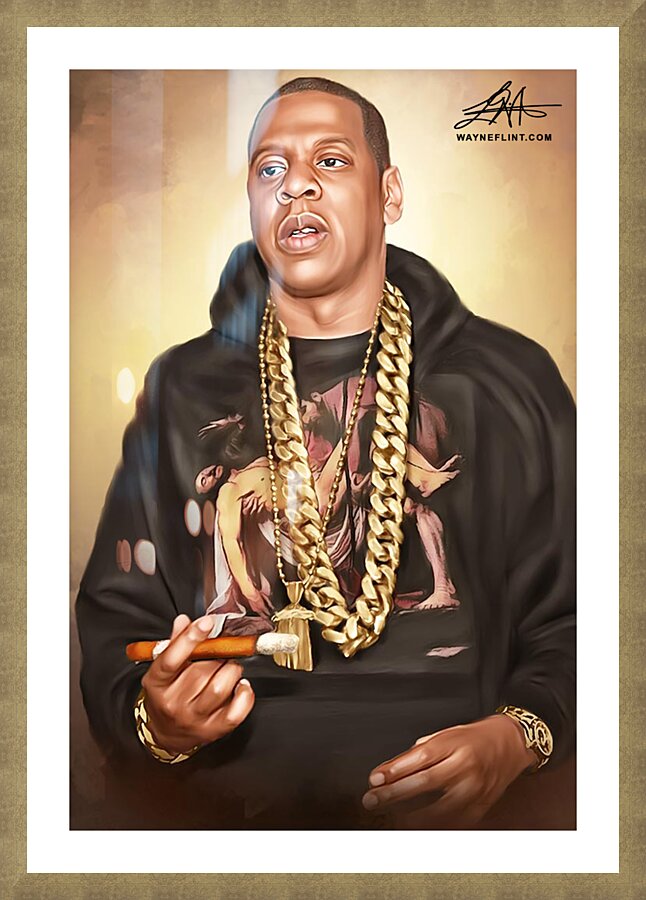 JayZ Picture Frame print
