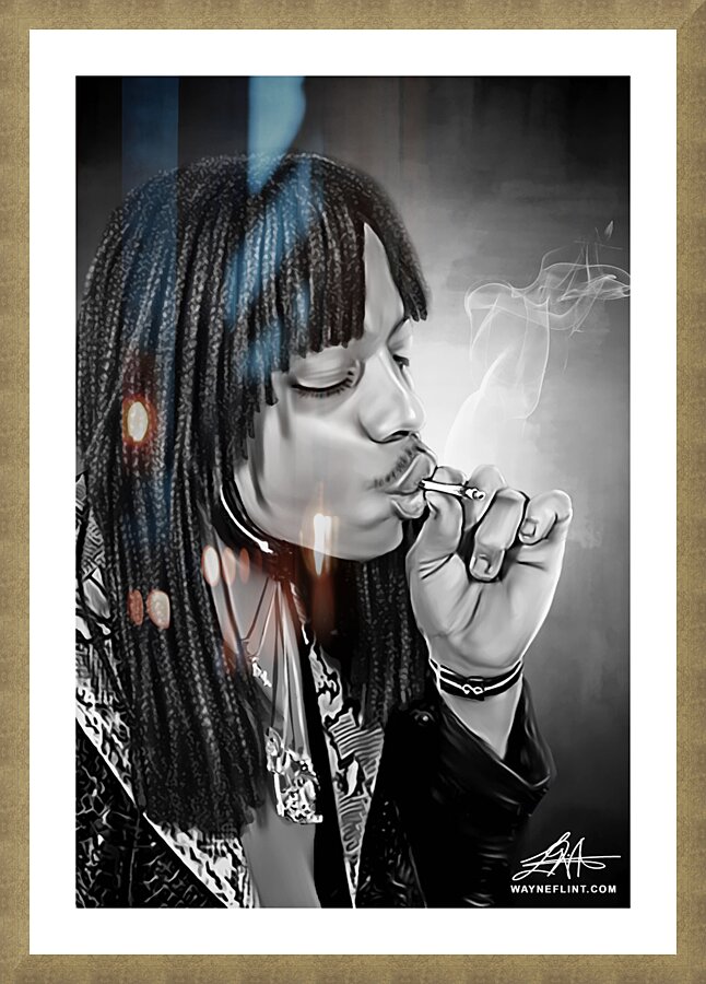 Rick James Picture Frame print
