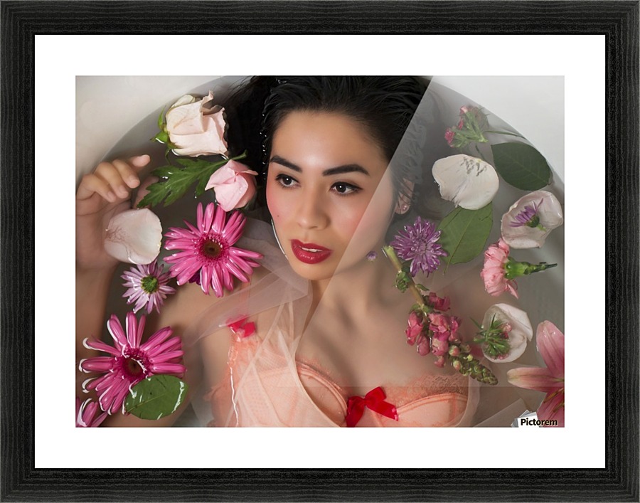 Pink Lady Picture Frame print