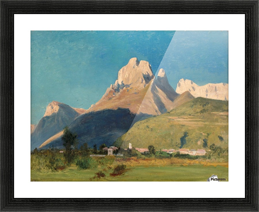 Agordo and Monte Framont, Belluno Picture Frame print