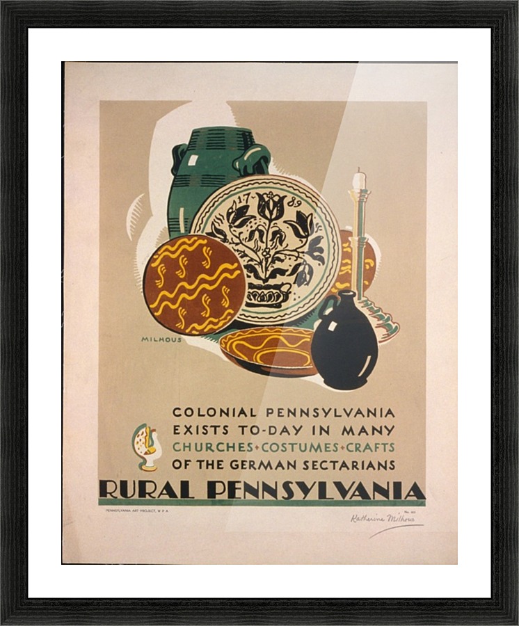 Visit Rural Pennsylvania  Framed Print Print