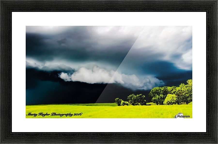 KANSAS STORM ROLLING IN! Picture Frame print