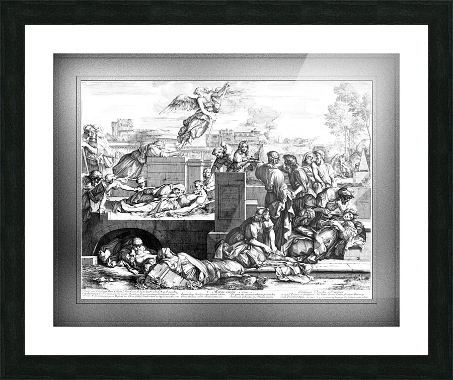 Aegros Curare by Sebastien Bourdon Remastered Xzendor7 Classical Art Old Masters Reproductions Picture Frame print