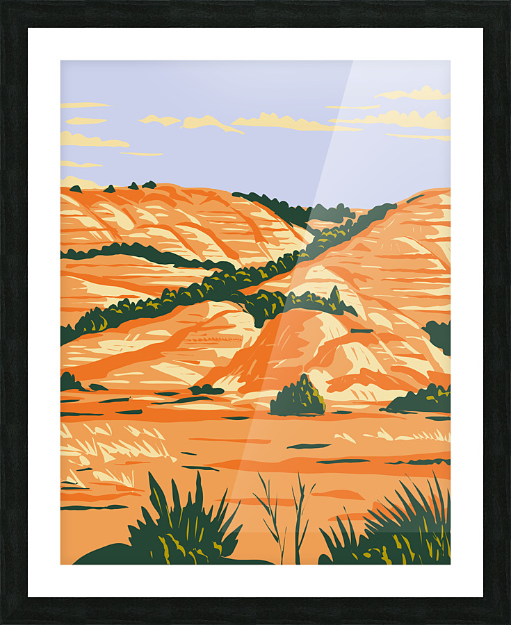 Theodore Roosevelt National Park WPA 1 Picture Frame print