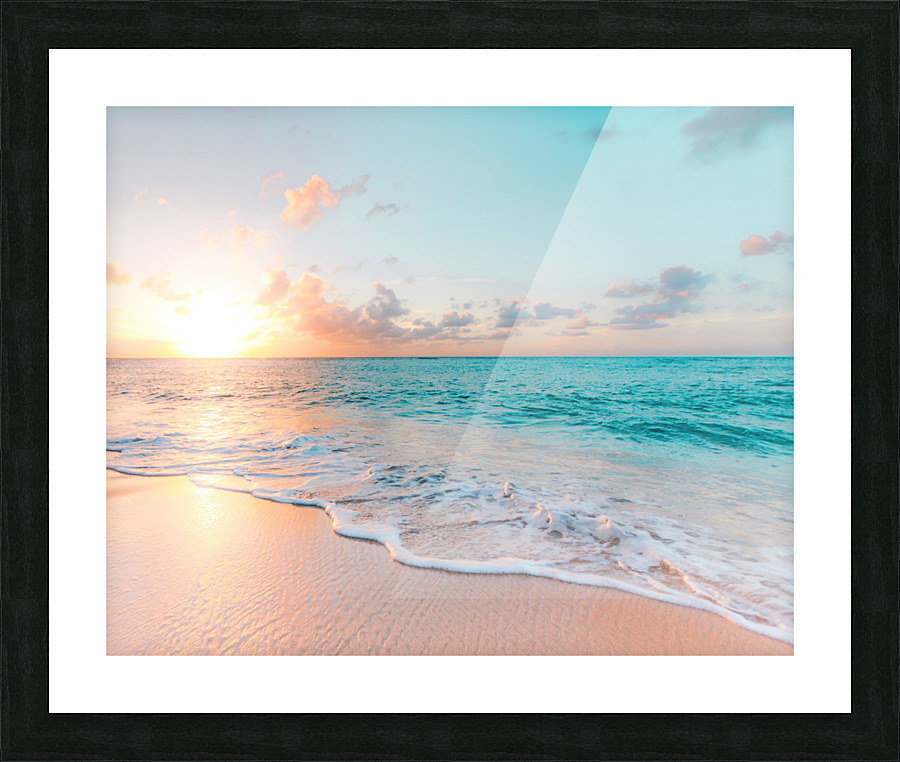 Gulf Shore Pastel Picture Frame print