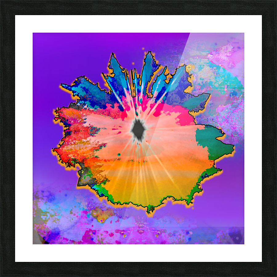 Eye of the Sun Picture Frame print