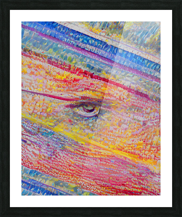 Eye Pride Abstract  Framed Print Print