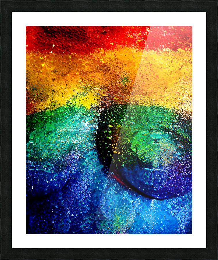 Rainbow Body Picture Frame print