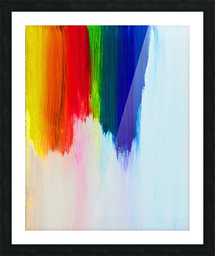 Pride Abstract Picture Frame print