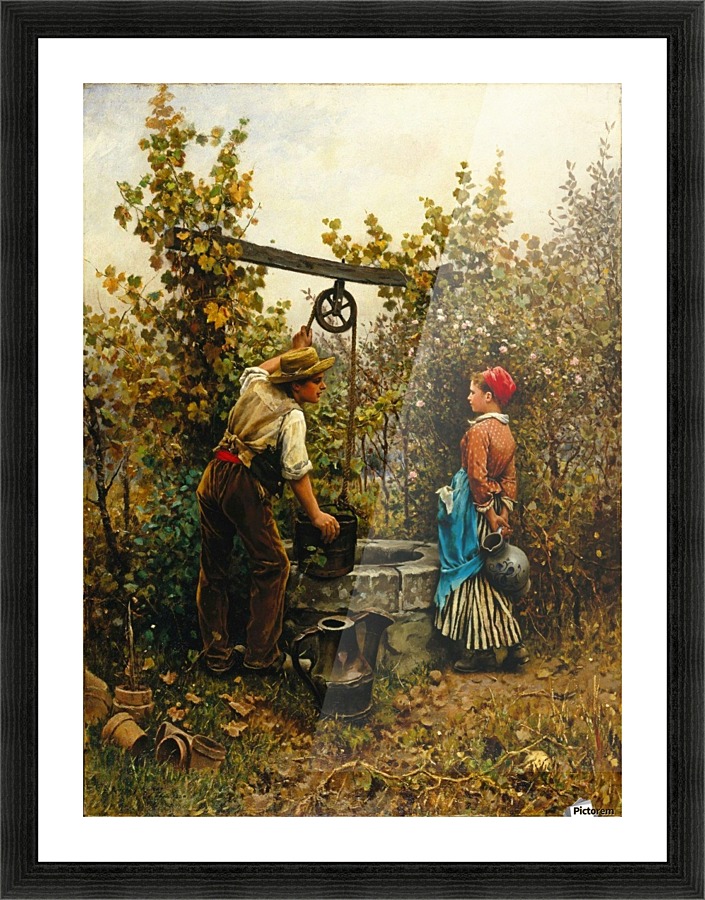 The Well by Daniel Ridgway Knight Wall Art