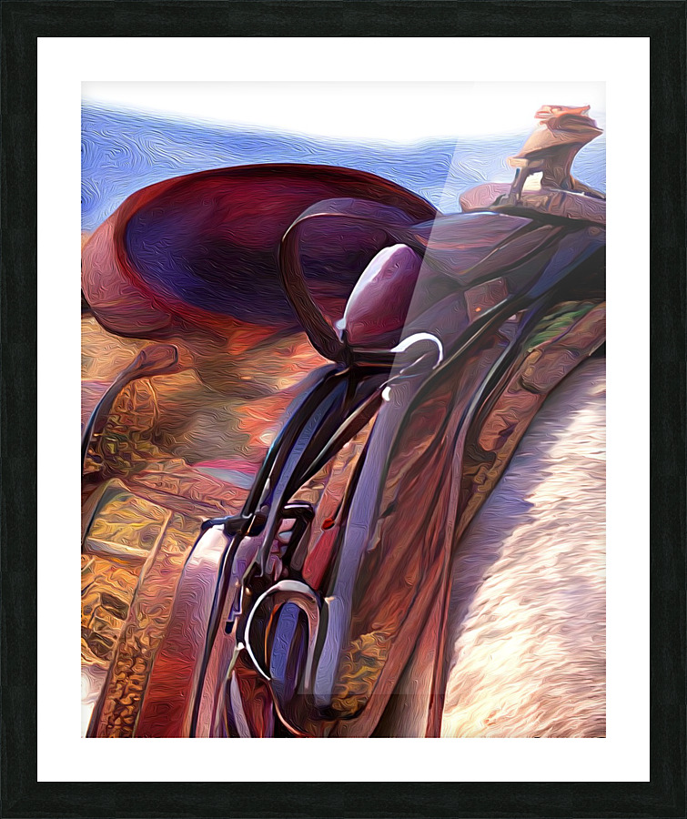The Saddle Picture Frame print