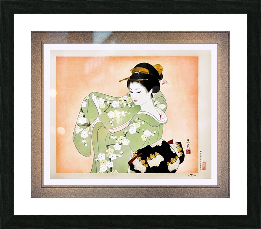 Tamoto by Tatsumi Shimura Remastered Xzendor7 Classical Fine Art Old Masters Reproductions Picture Frame print