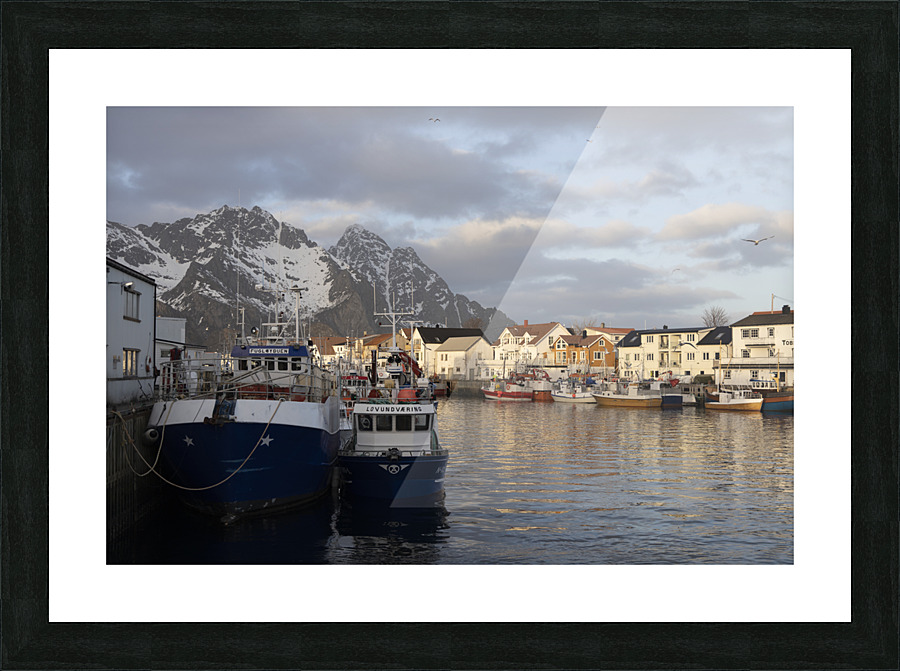 Fishers harbour Picture Frame print