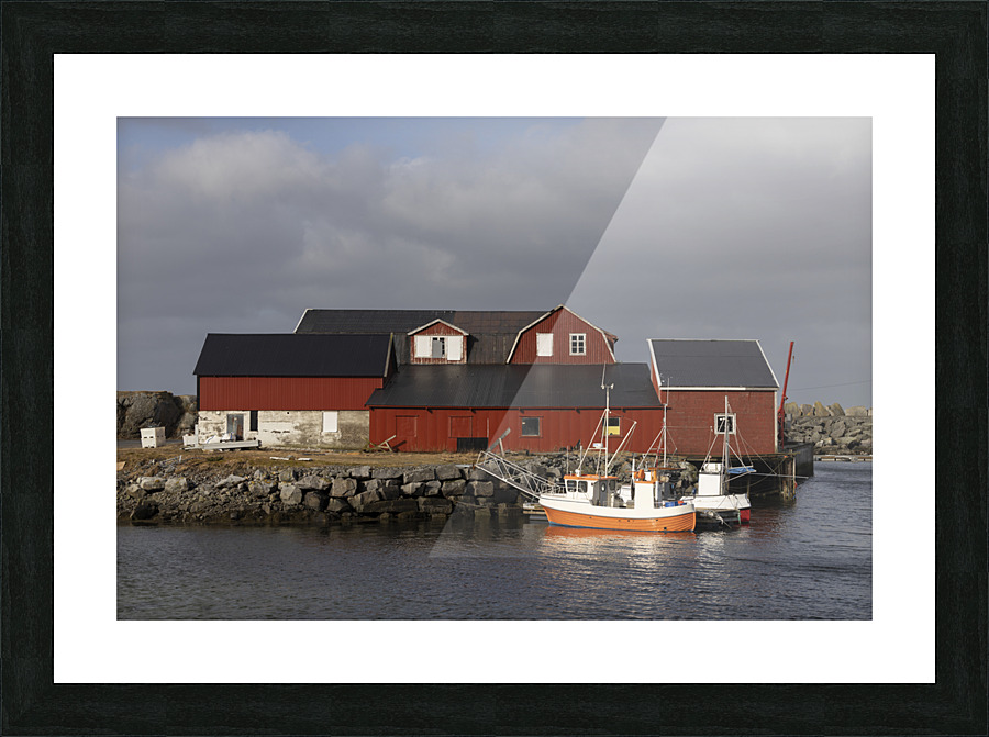 Harbour Picture Frame print