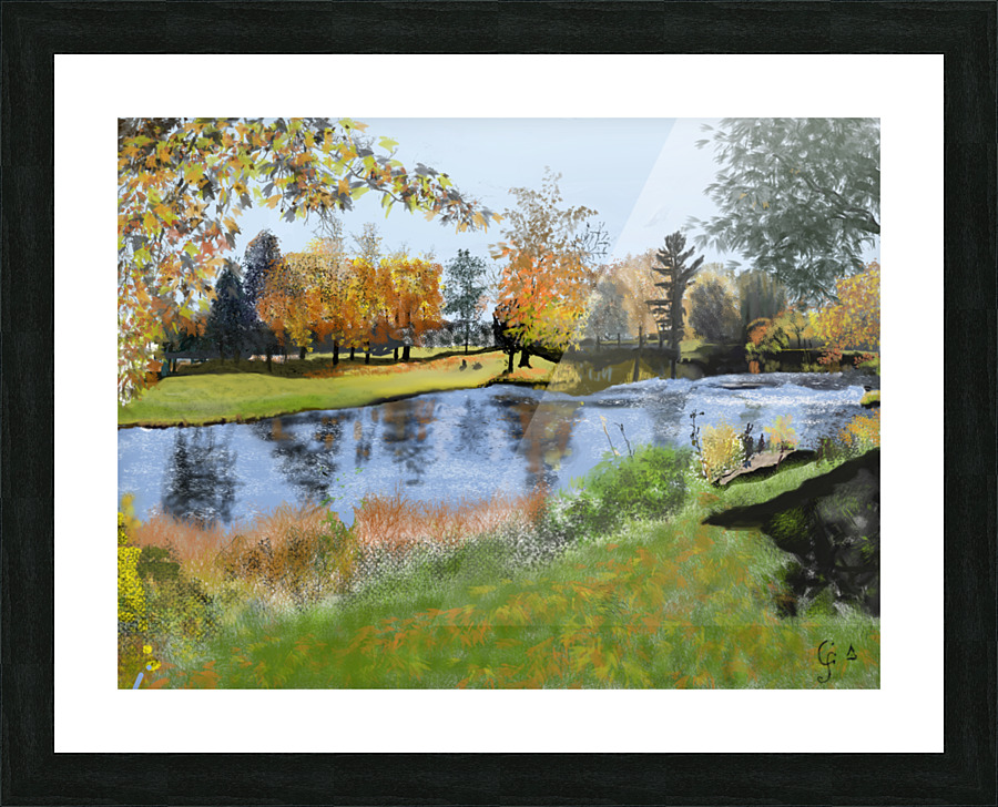 Parc Russell Picture Frame print