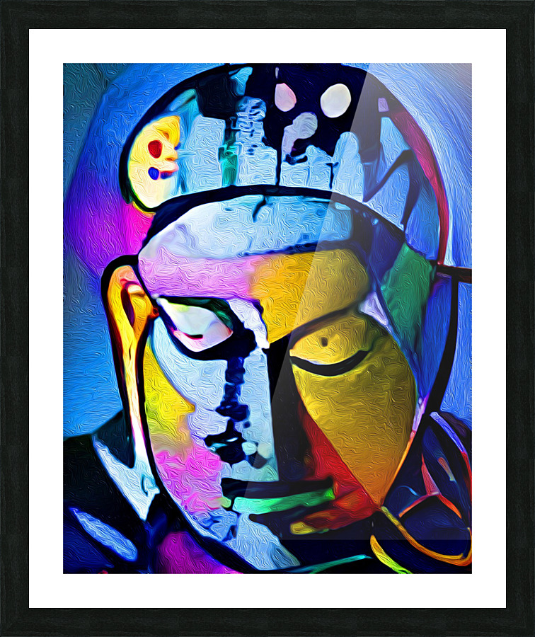 Buddha Aura Picture Frame print
