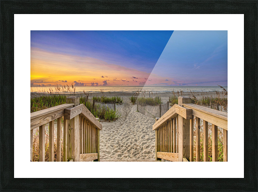 Sunrise at Myrtle Beach  Picture Frame print