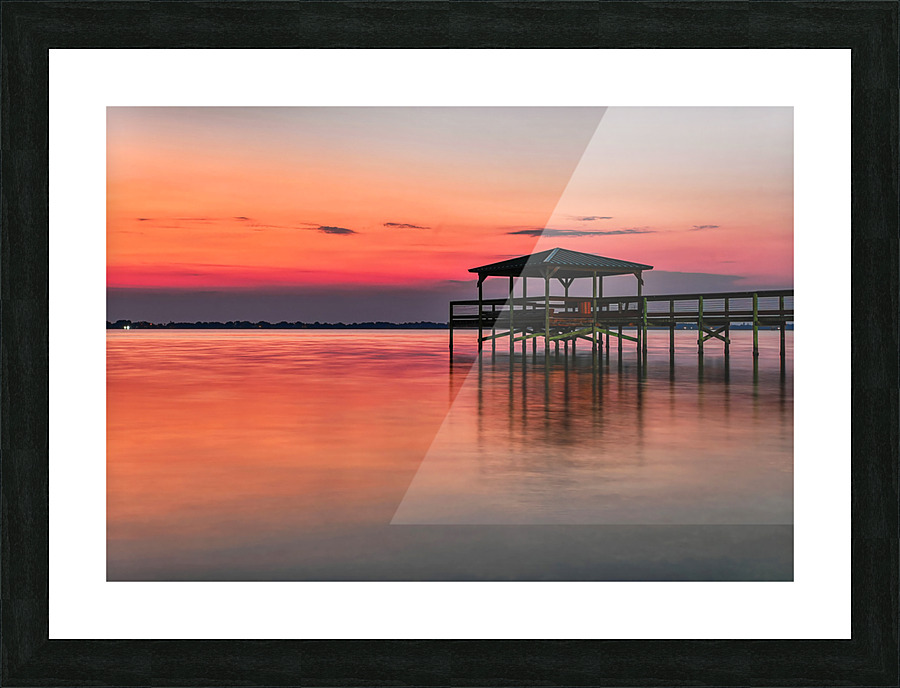 SUNRISE AT INDIAN RIVER LAGOON Picture Frame print