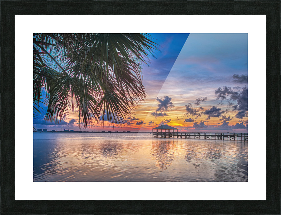   Melbourne Riverside Park Picture Frame print