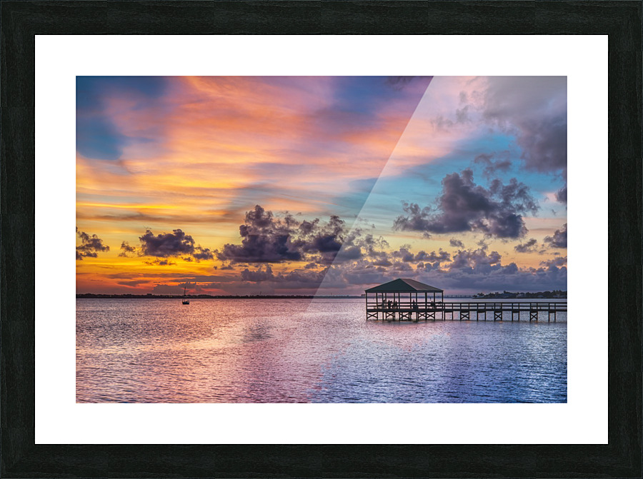    Melbourne Riverside Park Picture Frame print