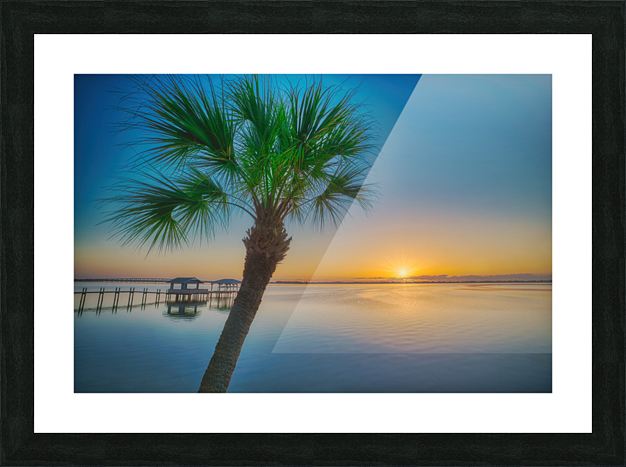 SUNRISE INDIAN RIVER LAGOON MELBOURNE Picture Frame print