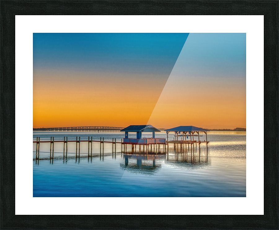 INDIAN RIVER LOGOON Picture Frame print