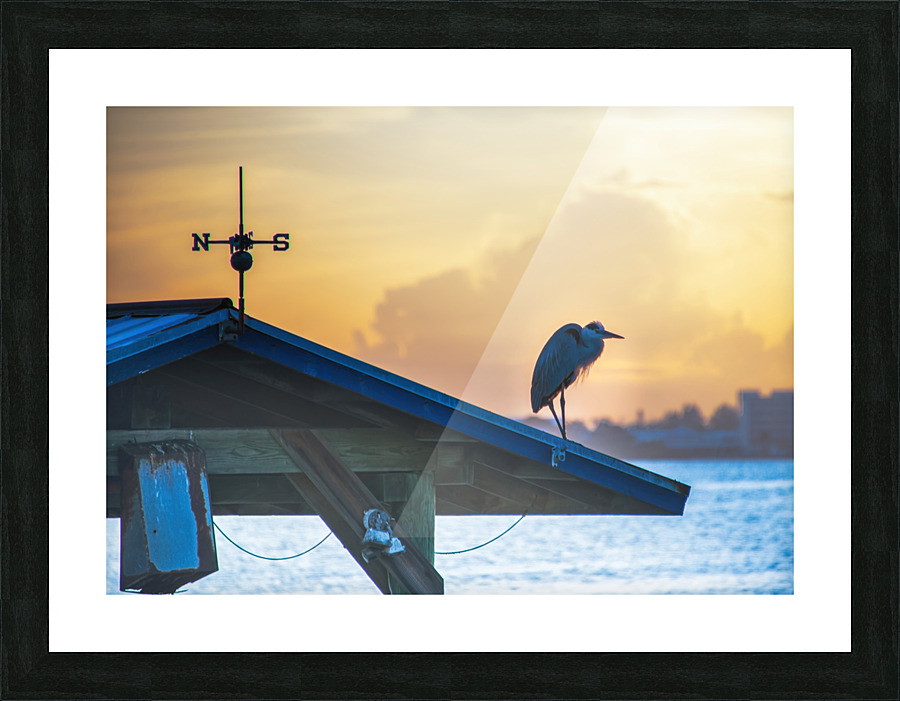 SUNSET at INDIAN RIVER LAGOON Picture Frame print