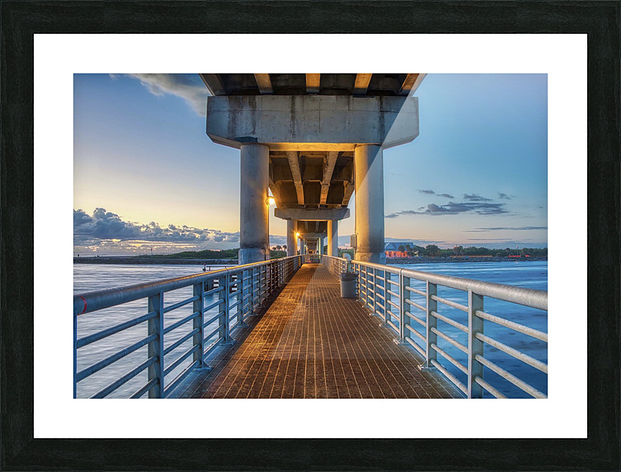 SUNRISE SEBEASTIAN INLET Picture Frame print