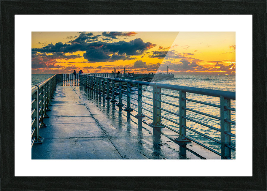 SUNRISE SEBEASTIAN INLET Picture Frame print