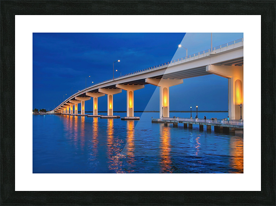 MAX BREWER Bridge Picture Frame print