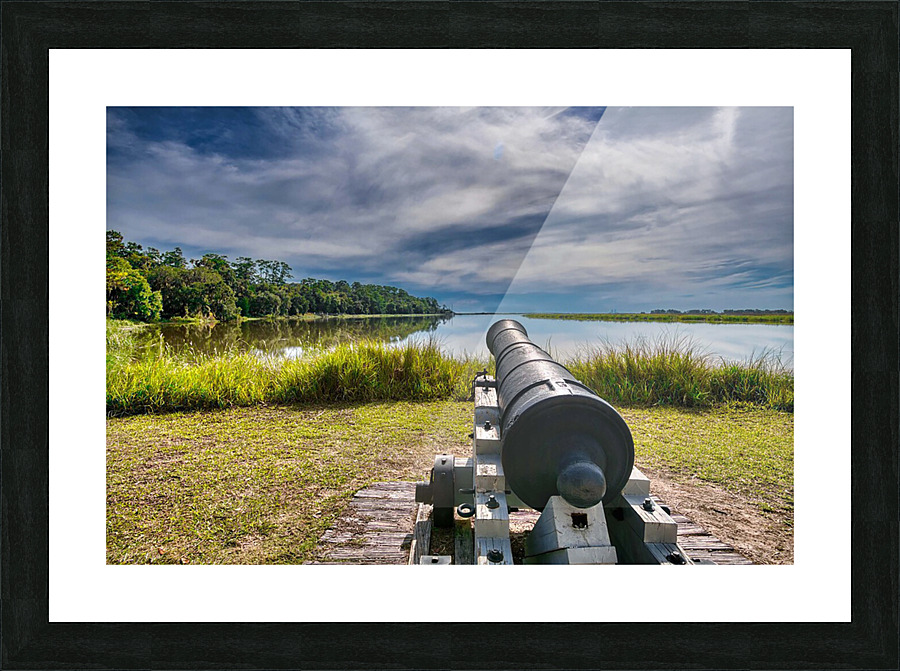 FORT FREDERICA ST SIMONS ISLAND GA Picture Frame print