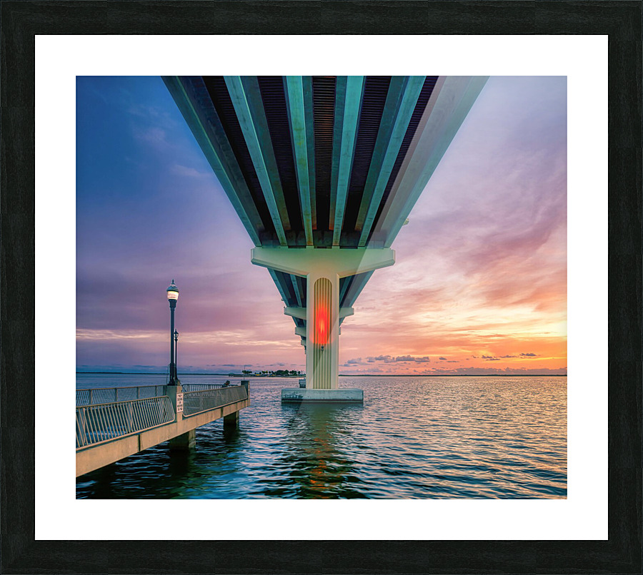 MAX BREWER BRIDGE SUNRISE Picture Frame print