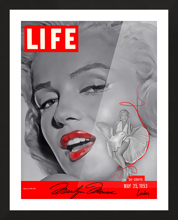 Monroe Life Picture Frame print