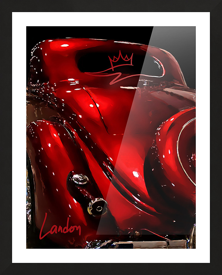 Sweet Cherry Drip Picture Frame print