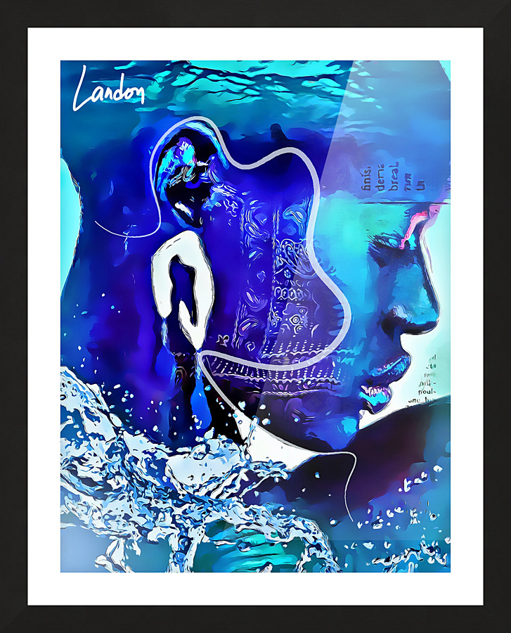 The Blues Picture Frame print