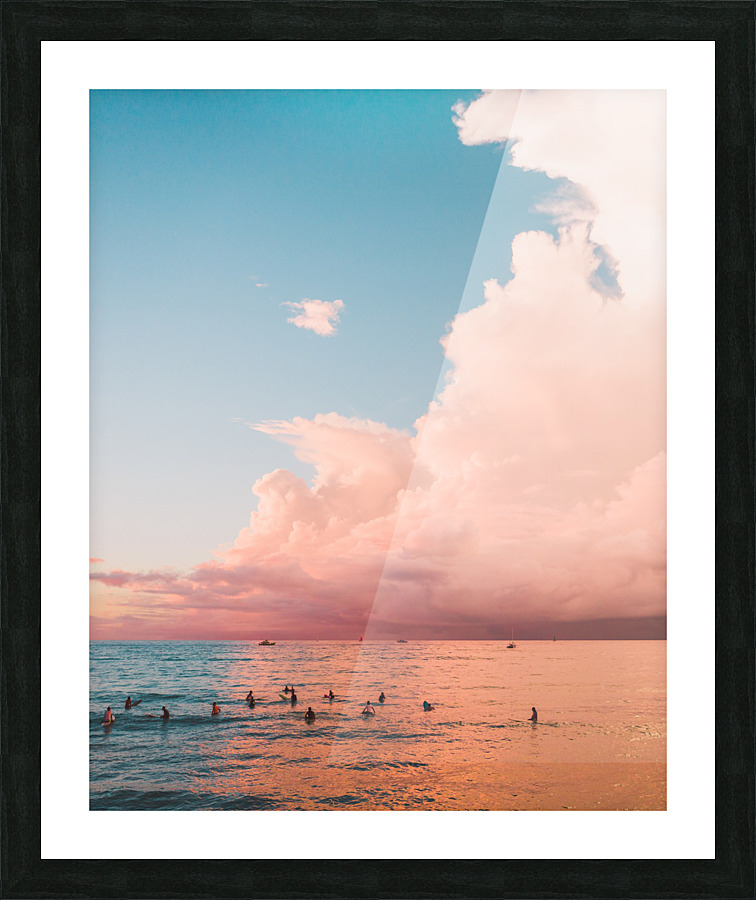 The sky above us Picture Frame print