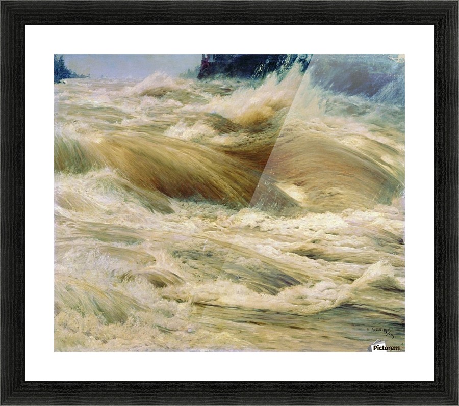 The Imatra Waterfall Picture Frame print