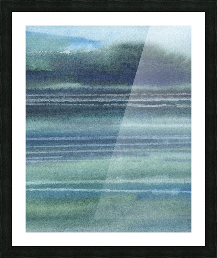 Calm Abstract Landscape 13 Picture Frame print