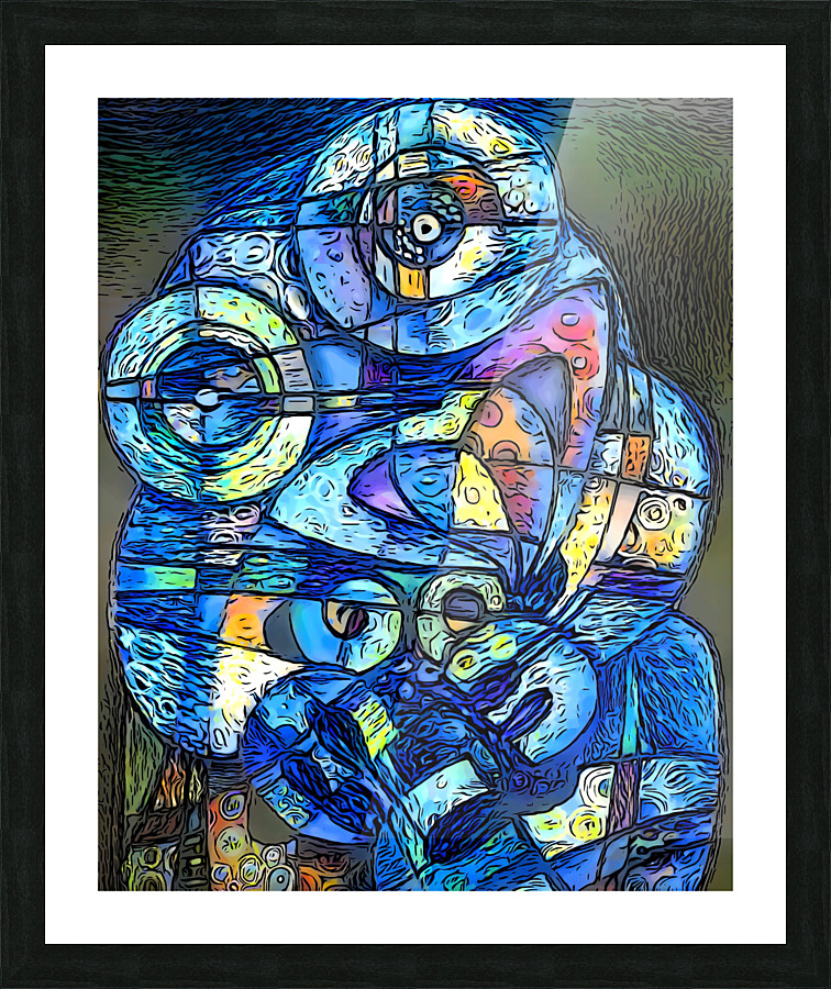 Mystical Blues Picture Frame print