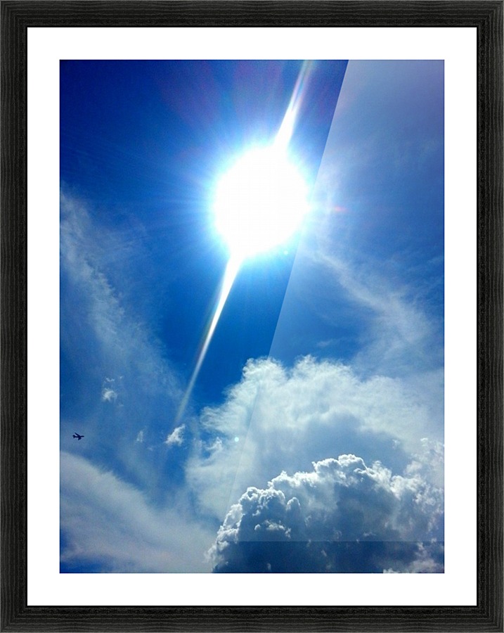 Bright & Sunny Picture Frame print