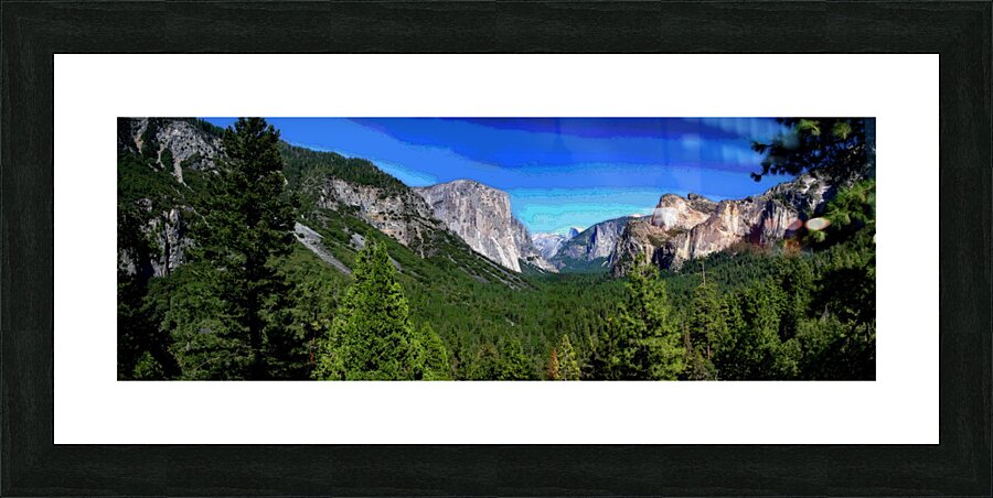YOSEMITE  NATIONAL PARK - TUNNEL VIEW  Picture Frame print