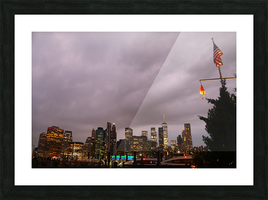 Skyline Color  Picture Frame print